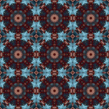 Kusursuz desen. Baskı ve dekorasyon için geometrik desen. Kaleydoskop dokusu