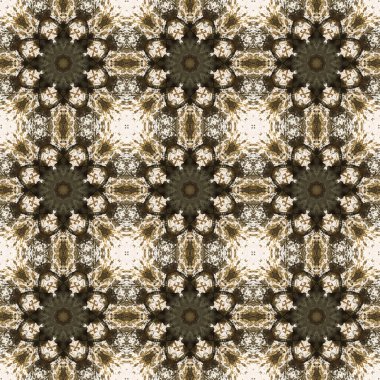 Kusursuz desen. Baskı ve dekorasyon için geometrik desen. Kaleydoskop dokusu