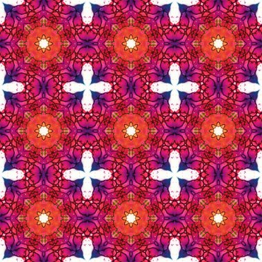 Kusursuz desen. Baskı ve dekorasyon için geometrik desen. Kaleydoskop dokusu