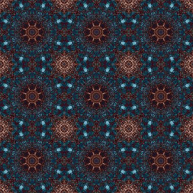 Kusursuz desen. Baskı ve dekorasyon için geometrik desen. Kaleydoskop dokusu