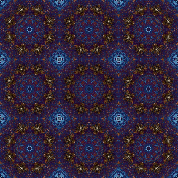 Seamless Pattern Geometric Pattern Printing Decoration Kaleidoscope Texture — Stockfoto