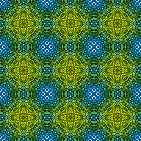 Seamless Pattern Geometric Pattern Printing Decoration Kaleidoscope Texture — Stockfoto