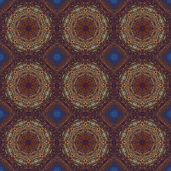 Seamless Pattern Geometric Pattern Printing Decoration Kaleidoscope Texture — ストック写真