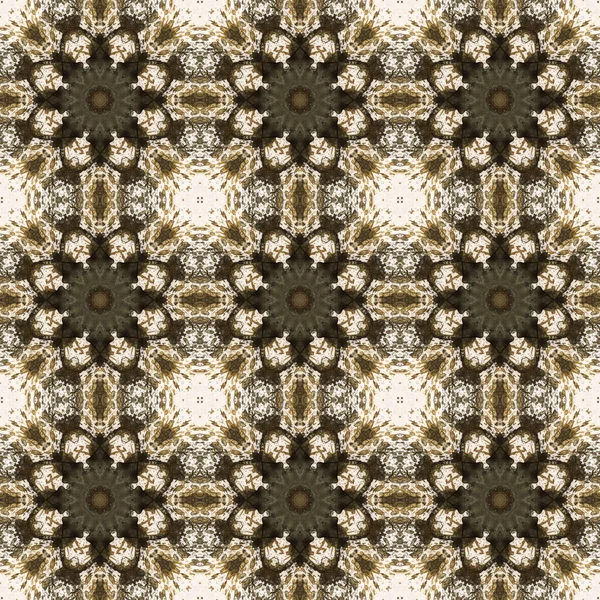 Seamless Pattern Geometric Pattern Printing Decoration Kaleidoscope Texture — Stockfoto