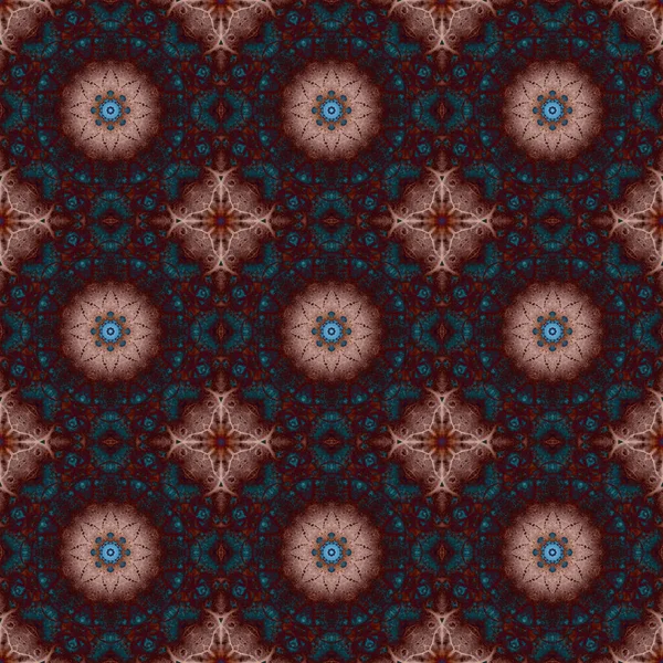 Seamless Pattern Geometric Pattern Printing Decoration Kaleidoscope Texture — Fotografia de Stock