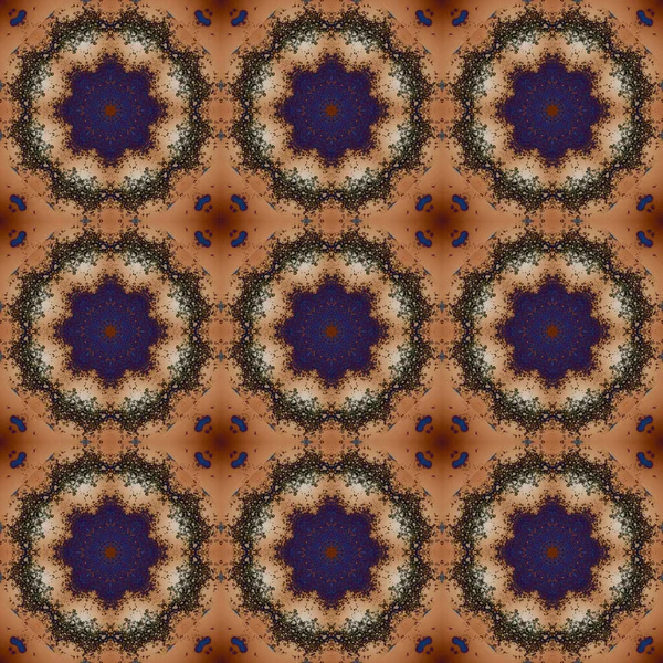 Seamless Pattern Geometric Pattern Printing Decoration Kaleidoscope Texture — Fotografia de Stock