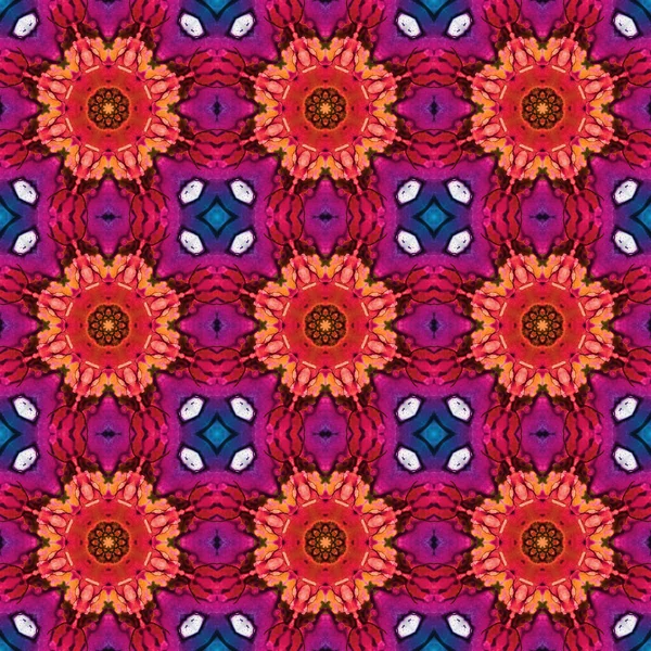 Kusursuz desen. Baskı ve dekorasyon için geometrik desen. Kaleydoskop dokusu