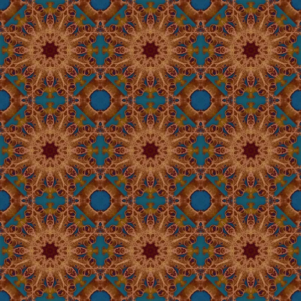 Seamless Pattern Geometric Pattern Printing Decoration Kaleidoscope Texture — Zdjęcie stockowe