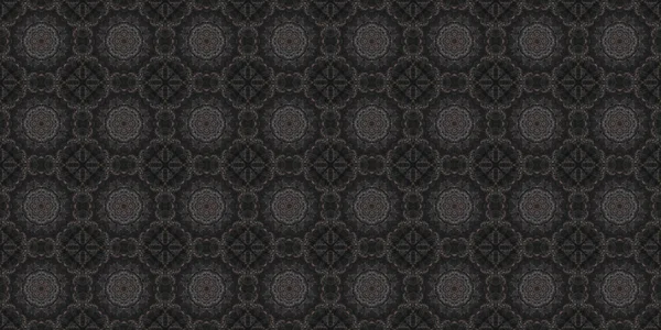 Seamless Geometric Pattern Beautiful Texture Background Black Dark — Fotografia de Stock