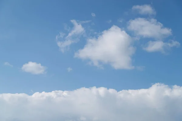 Clouds Blue Sky Sunny Day Sunny Sky Background — Stockfoto