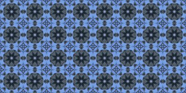 Kusursuz geometrik desen. Güzel bir doku ve arka plan. Mavi gökyüzü.