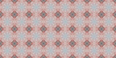 Kusursuz geometrik desen. Güzel bir doku ve arka plan. Kırmızı gül.