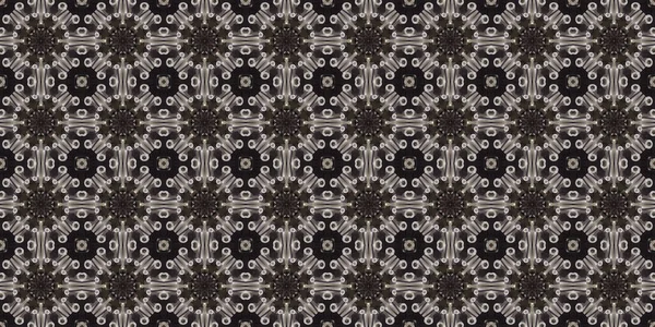 Seamless Geometric Pattern Beautiful Texture Background Black Dark — Stockfoto