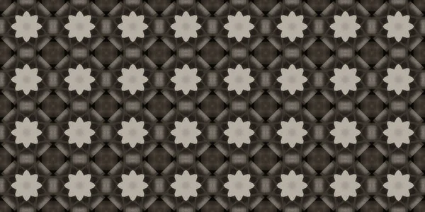 Seamless Geometric Pattern Beautiful Texture Background Black Dark — 스톡 사진