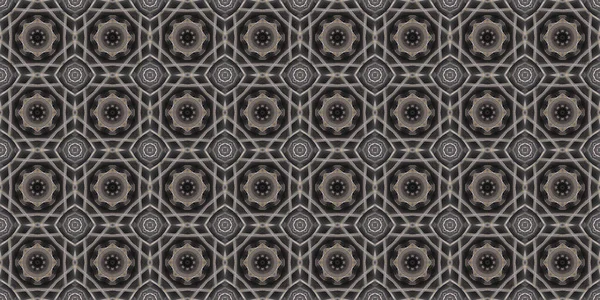 Seamless Geometric Pattern Beautiful Texture Background Black Dark — Foto Stock