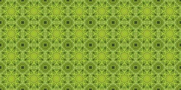 Seamless Geometric Pattern Beautiful Green Grass Texture Background — Stock Photo, Image