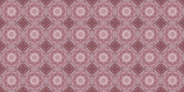 Seamless Geometric Pattern Beautiful Texture Background Red Rose — Stockfoto