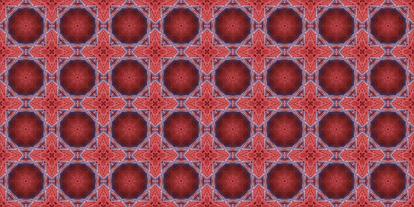 Seamless Geometric Pattern Beautiful Texture Background Red Rose — Zdjęcie stockowe