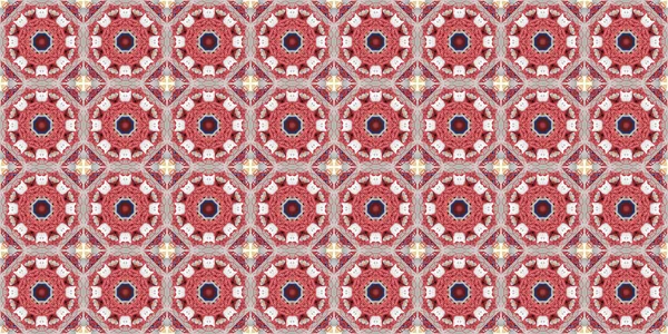 Γεωμετρικό Σχέδιο Χωρίς Ραφή Όμορφη Υφή Και Φόντο Κόκκινο Τριαντάφυλλο — Φωτογραφία Αρχείου
