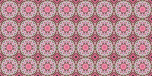 Seamless Geometric Pattern Beautiful Texture Background Red Rose — Foto de Stock