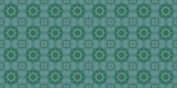 Seamless Geometric Pattern Beautiful Texture Background Green Mint — 图库照片