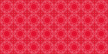 Kusursuz geometrik desen. Güzel bir doku ve arka plan. Kırmızı gül.