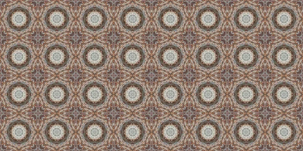 Seamless Geometric Pattern Beautiful Texture Background Brown Wood — 스톡 사진