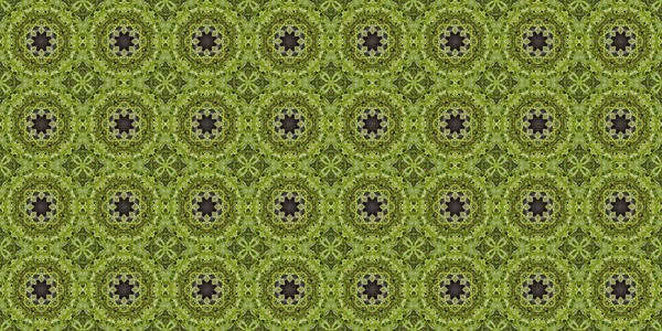 Seamless Geometric Pattern Beautiful Green Grass Texture Background — Photo