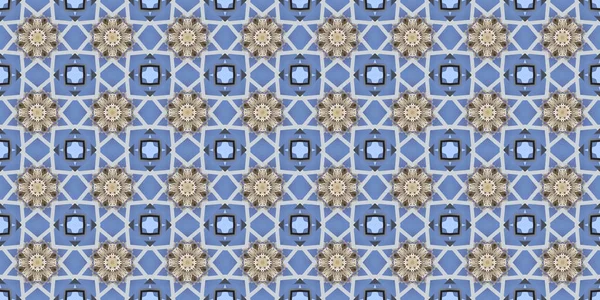 Bezproblémový Geometrický Vzorec Krásná Textura Pozadí Modrá Obloha — Stock fotografie