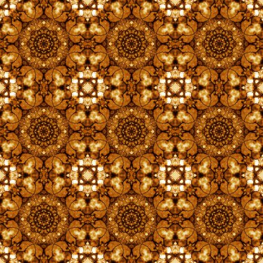 Kusursuz desen. Baskı ve dekorasyon için geometrik desen. Kaleydoskop dokusu