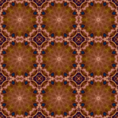 Kusursuz desen. Baskı ve dekorasyon için geometrik desen. Kaleydoskop dokusu