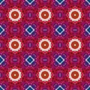 Kusursuz desen. Baskı ve dekorasyon için geometrik desen. Kaleydoskop dokusu