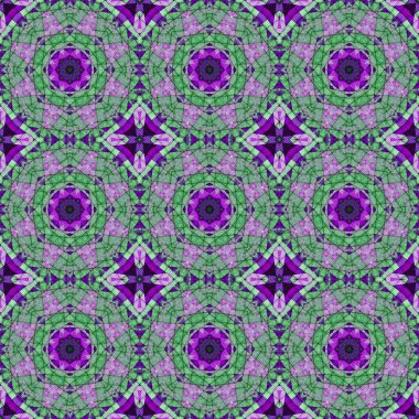 Kusursuz desen. Baskı ve dekorasyon için geometrik desen. Kaleydoskop dokusu