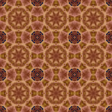 Kusursuz desen. Baskı ve dekorasyon için geometrik desen. Kaleydoskop dokusu