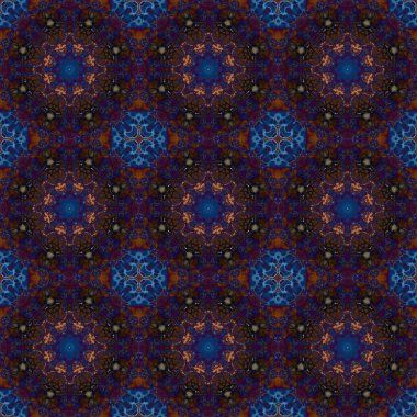 Kusursuz desen. Baskı ve dekorasyon için geometrik desen. Kaleydoskop dokusu