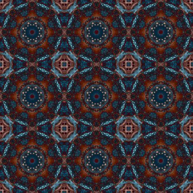 Kusursuz desen. Baskı ve dekorasyon için geometrik desen. Kaleydoskop dokusu