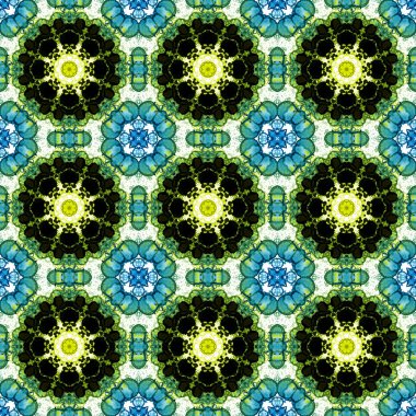 Kusursuz desen. Baskı ve dekorasyon için geometrik desen. Kaleydoskop dokusu