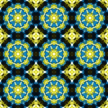 Seamless pattern. Geometric pattern for printing and decoration. Kaleidoscope texture