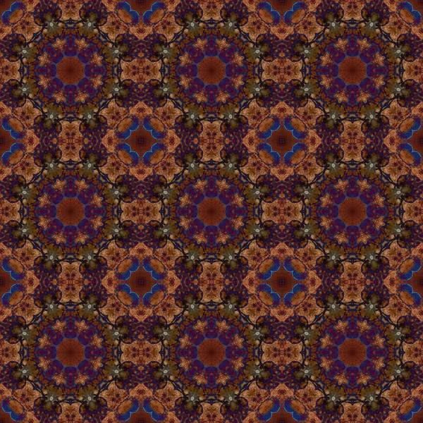 Seamless Pattern Geometric Pattern Printing Decoration Kaleidoscope Texture — Zdjęcie stockowe