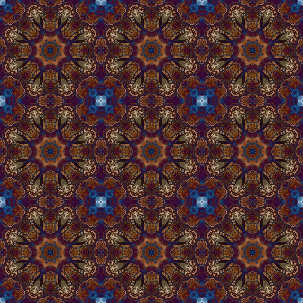 Seamless Pattern Geometric Pattern Printing Decoration Kaleidoscope Texture — Zdjęcie stockowe