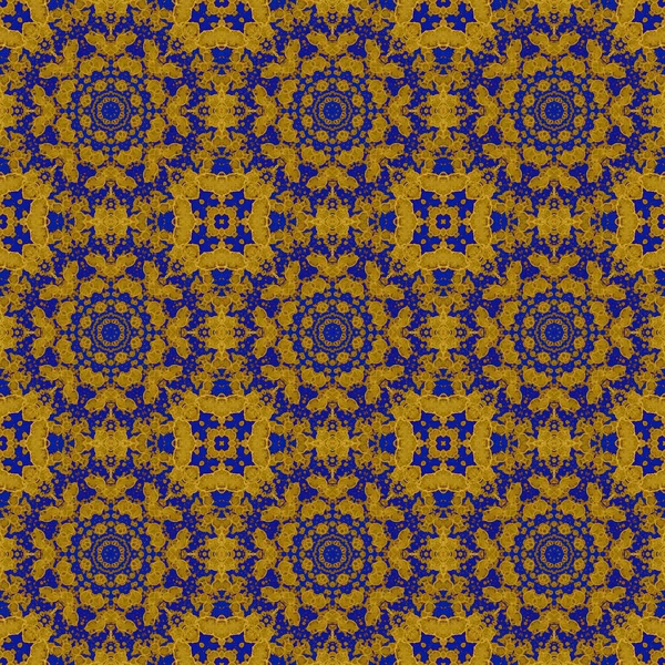 Naadloos Patroon Geometrische Patroon Voor Afdrukken Decoratie Kaleidoscoop Textuur — Stockfoto