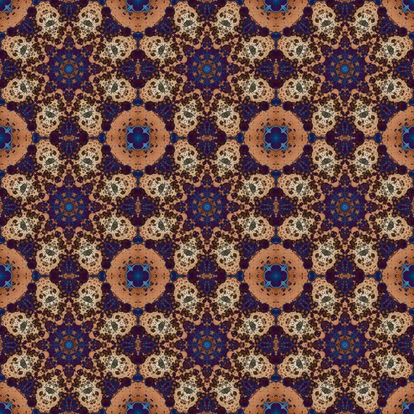 Seamless Pattern Geometric Pattern Printing Decoration Kaleidoscope Texture — Zdjęcie stockowe