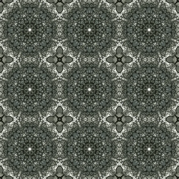 Seamless Pattern Geometric Pattern Printing Decoration Kaleidoscope Texture — Fotografia de Stock