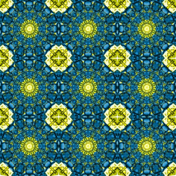 Seamless Pattern Geometric Pattern Printing Decoration Kaleidoscope Texture — 스톡 사진