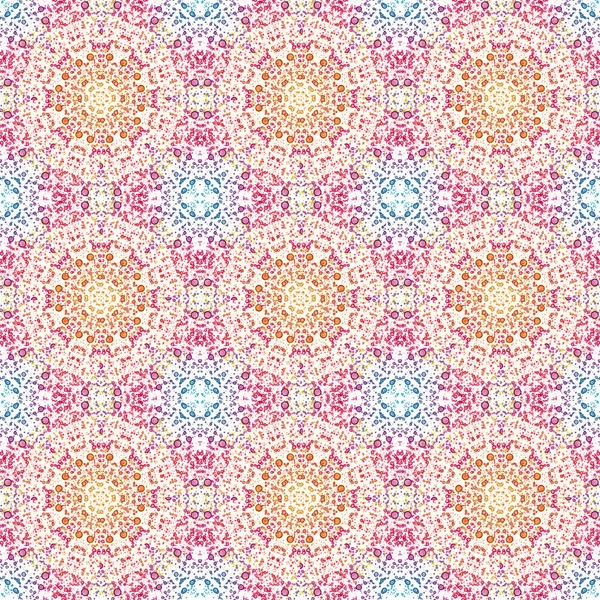 Seamless Pattern Geometric Pattern Printing Decoration Kaleidoscope Texture — Zdjęcie stockowe