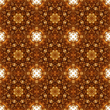 Kusursuz desen. Baskı ve dekorasyon için geometrik desen. Kaleydoskop dokusu