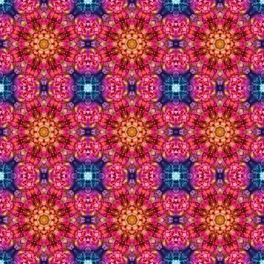 Kusursuz desen. Baskı ve dekorasyon için geometrik desen. Kaleydoskop dokusu