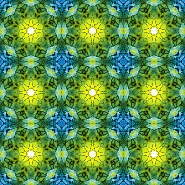 Kusursuz desen. Baskı ve dekorasyon için geometrik desen. Kaleydoskop dokusu