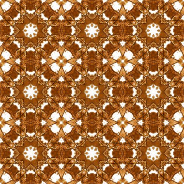 Kusursuz desen. Baskı ve dekorasyon için geometrik desen. Kaleydoskop dokusu