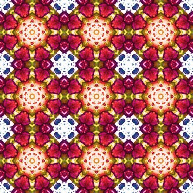 Kusursuz desen. Baskı ve dekorasyon için geometrik desen. Kaleydoskop dokusu